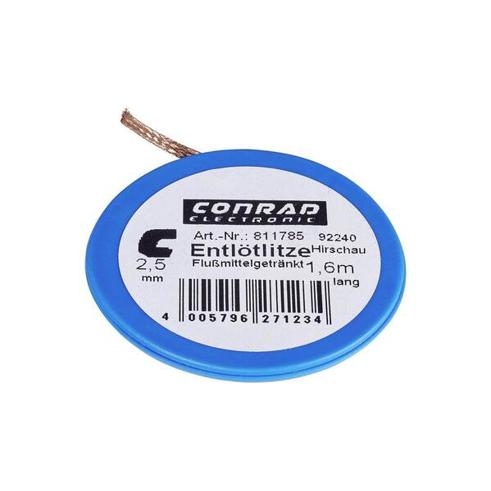 CE 907102 271625001 - 1.6 m x 2.5 mm Entlötlitze im Spender