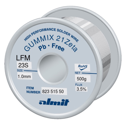 Almit GUMMIX 21Zeta LFM-23-S 0,5 mm 3,5 % 100 g - Lötdraht
