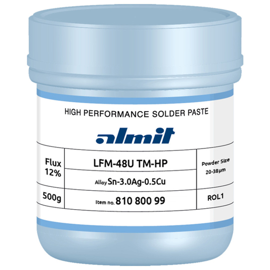 Almit LFM-48 TM-HP 20-38 µ 500 g - Lötpaste