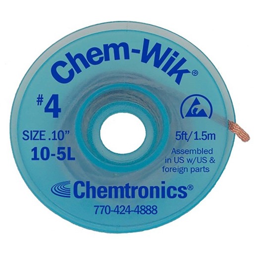 CHEMWIK Chem-Wik Rosin 10-5L Halogenfrei - Entlötlitze ESD-sicher