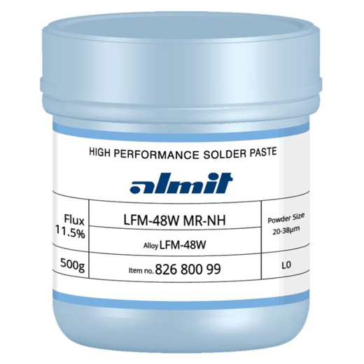 Almit LFM 48W MR-NH Korngröße 10-28 µm - Lötpaste 500 g Dose