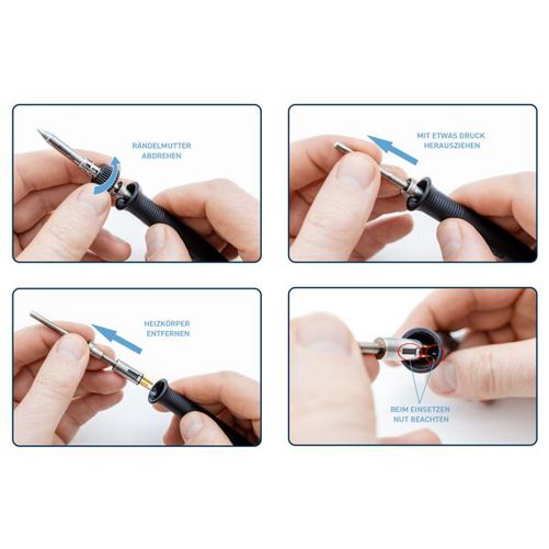 Ersa Löttechnik i-Tool 010102J für 0100CDJ - Lötkolben-Heizelement für i-CON Stationen