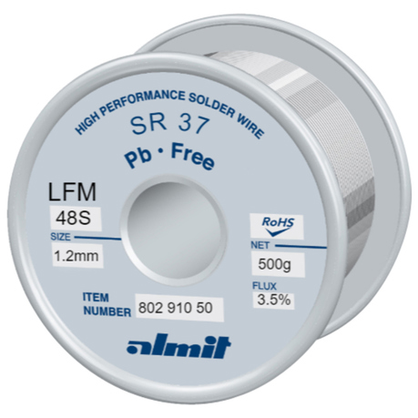 Almit SR-37 LFM-48 S 1,2 mm 500 g - Lötdraht