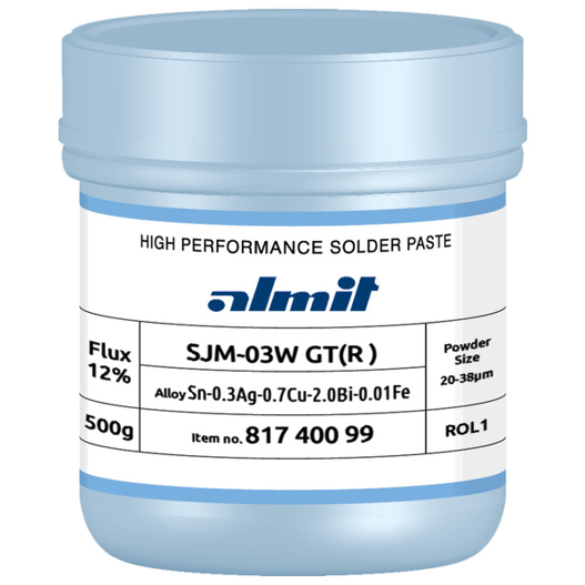 Almit SJM-03W GT(R)-S - 500 g No-Clean Lötpaste